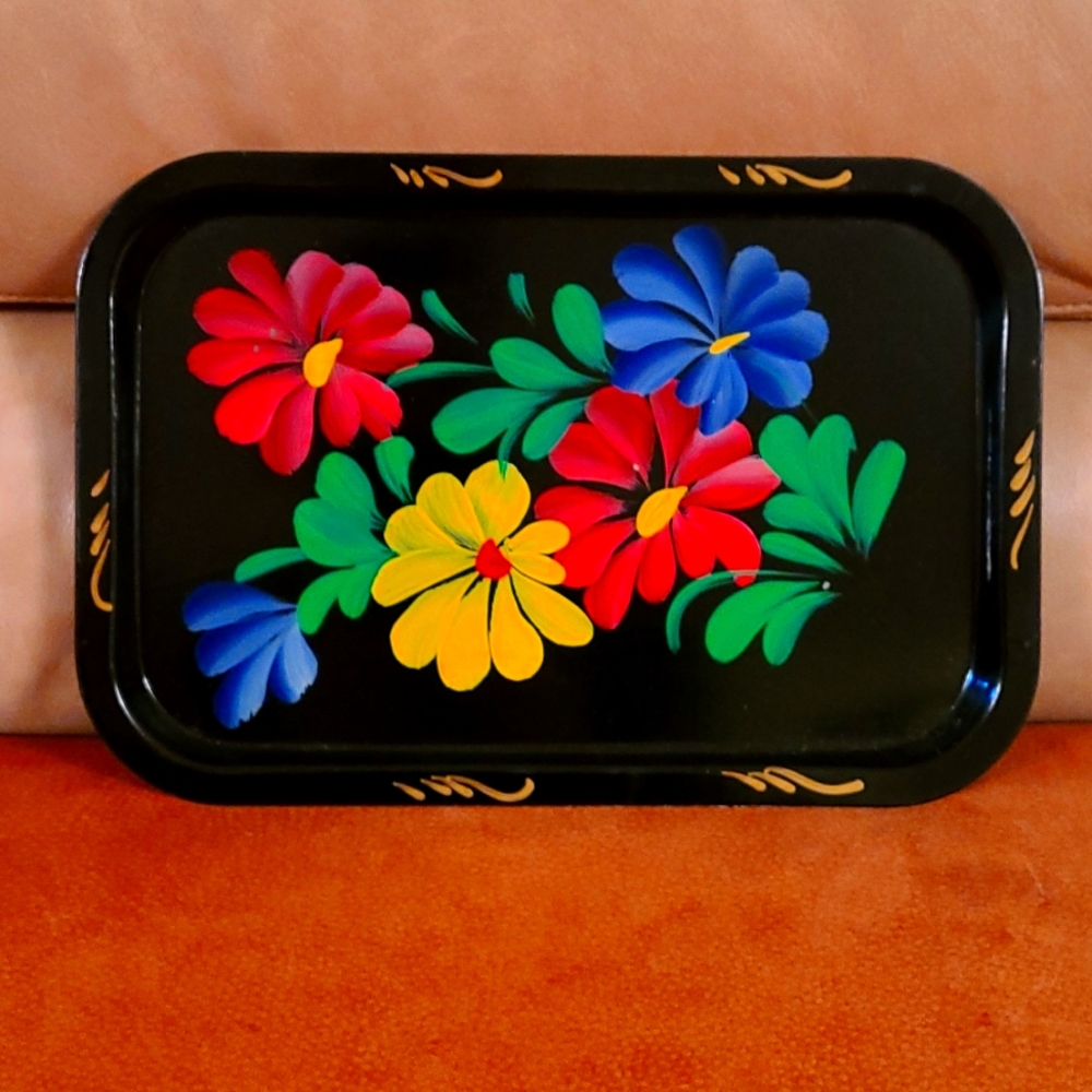Zhostovo Metal Tray